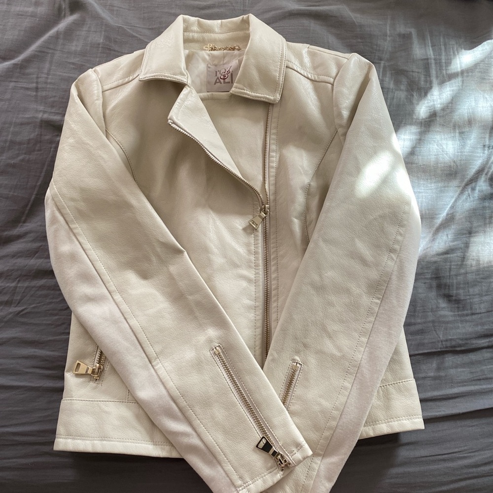 Roz and Ali faux leather coat
